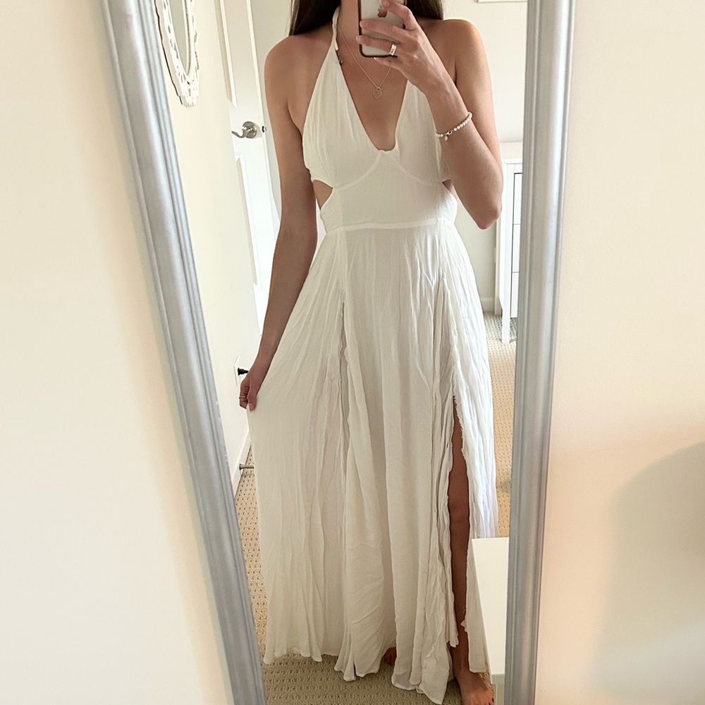 Free People - White Maxi Dress